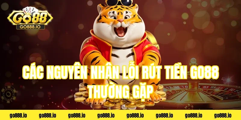 Các nguyên nhân lỗi rút tiền go88 thường gặp 