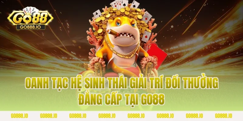 Oanh tạc hệ sinh thái giải trí đổi thưởng đẳng cấp tại GO88
